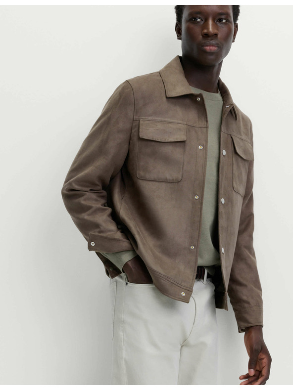 Marks & Spencer LKW-Fahrer Jacke aus Velourslederimitat von Marks & Spencer, grün