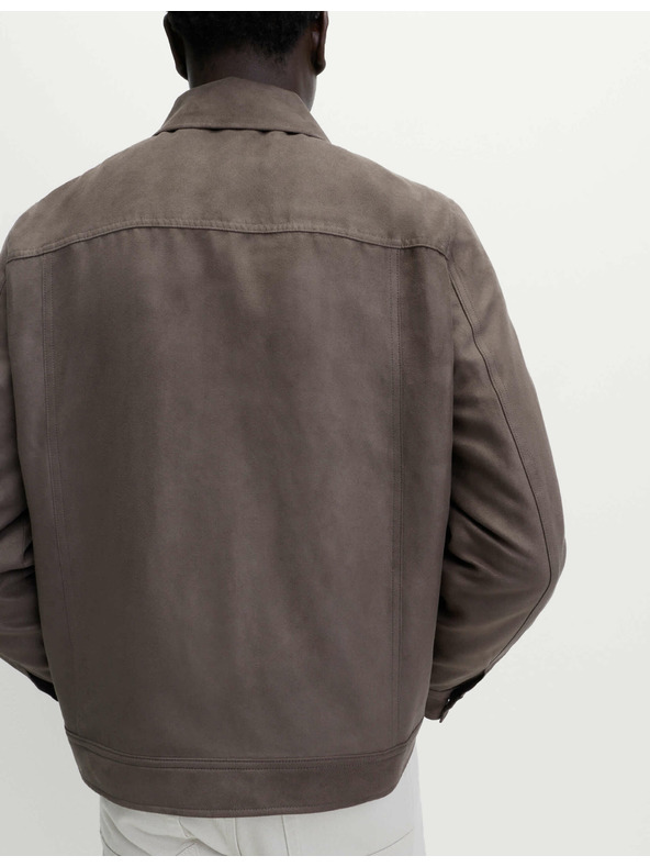 Marks & Spencer LKW-Fahrer Jacke aus Velourslederimitat von Marks & Spencer, grün