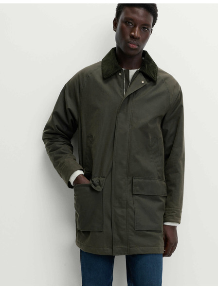 Marks & Spencer Wachsjacke aus reiner Cord-Baumwolle von Marks & Spencer, grün