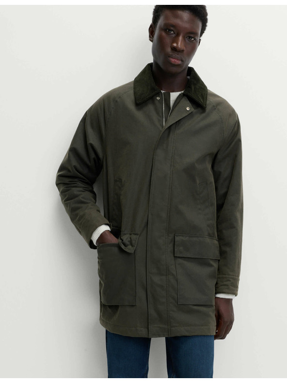 Marks & Spencer Wachsjacke aus reiner Cord-Baumwolle von Marks & Spencer, grün