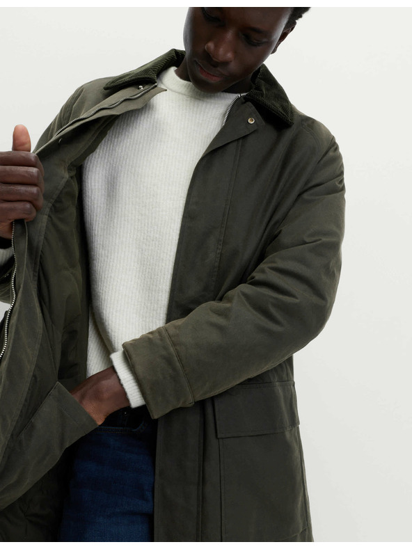 Marks & Spencer Wachsjacke aus reiner Cord-Baumwolle von Marks & Spencer, grün