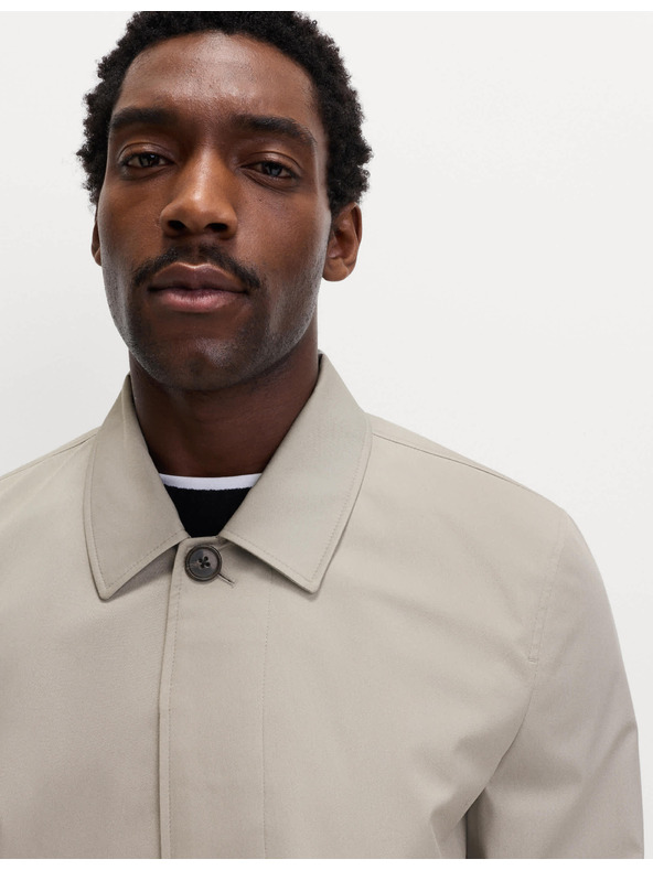 Marks & Spencer Langer Regenmantel aus Baumwollmischung von Marks & Spencer, grau