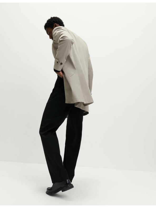 Marks & Spencer Langer Regenmantel aus Baumwollmischung von Marks & Spencer, grau