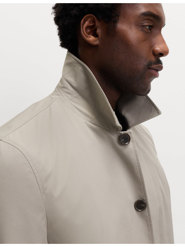 Marks & Spencer Langer Regenmantel aus Baumwollmischung von Marks & Spencer, grau