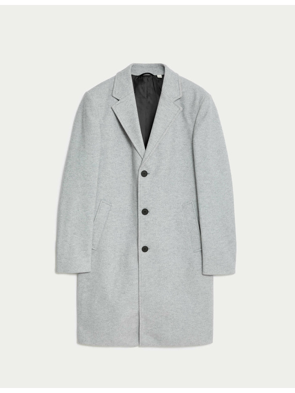Marks & Spencer Mantel mit Taillenkragen Marks & Spencer grau