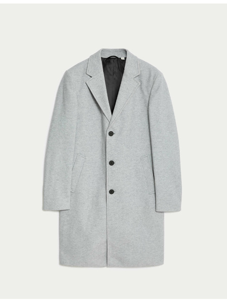 Marks & Spencer Mantel mit Taillenkragen Marks & Spencer grau