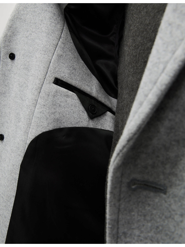 Marks & Spencer Mantel mit Taillenkragen Marks & Spencer grau