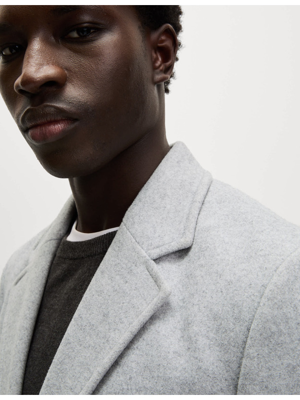 Marks & Spencer Mantel mit Taillenkragen Marks & Spencer grau