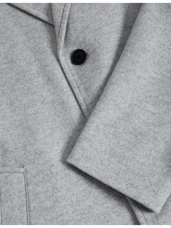 Marks & Spencer Mantel mit Taillenkragen Marks & Spencer grau