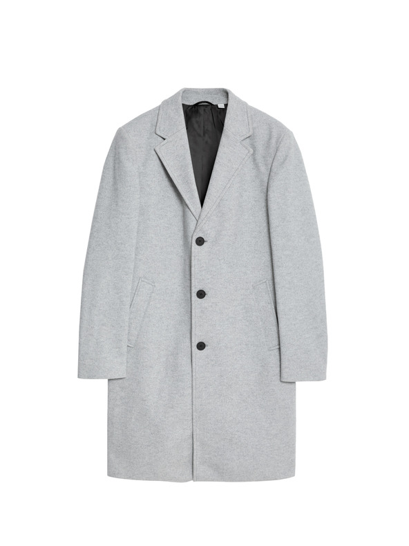 Marks & Spencer Mantel mit Taillenkragen Marks & Spencer grau