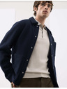 Marks & Spencer Fleece-Jacke aus Wollmischung mit 3 Taschen Marks & Spencer navy