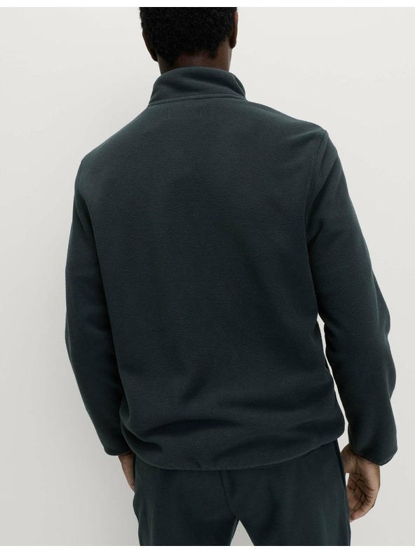 Marks & Spencer Mikrofleece-Jacke mit Reißverschluss und Stehkragen Marks & Spencer navy