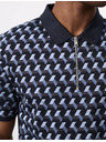 Marks & Spencer Poloshirt mit geometrischem Muster aus reiner Supima® Baumwolle von Marks & Spencer in Blau