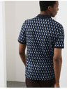 Marks & Spencer Poloshirt mit geometrischem Muster aus reiner Supima® Baumwolle von Marks & Spencer in Blau