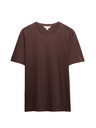 Marks & Spencer T-Shirt aus Premium-Baumwolle, Slim Fit von Marks & Spencer, braun