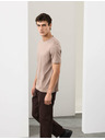 Marks & Spencer T-Shirt aus Premium-Baumwolle, Slim Fit von Marks & Spencer, braun
