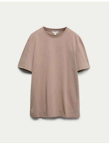 Marks & Spencer T-Shirt aus Premium-Baumwolle, Slim Fit von Marks & Spencer, braun