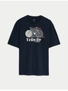 Marks & Spencer T-Shirt aus reiner Baumwolle mit Radsport-Motiv von Marks & Spencer, marineblau