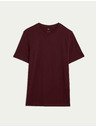 Marks & Spencer T-Shirt mit Rundhalsausschnitt aus reiner Baumwolle von Marks & Spencer, rot