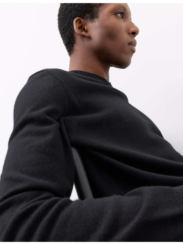 Marks & Spencer Pullover aus reinem Kaschmir mit V-Ausschnitt von Marks & Spencer, schwarz