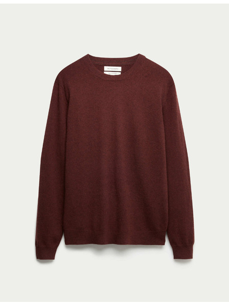 Marks & Spencer Pullover aus reinem Kaschmir mit Stehkragen von Marks & Spencer, rot
