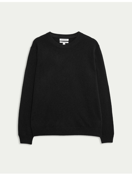 Marks & Spencer Pullover aus reinem Kaschmir mit Stehkragen von Marks & Spencer, schwarz