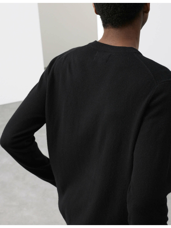 Marks & Spencer Pullover aus reinem Kaschmir mit Stehkragen von Marks & Spencer, schwarz