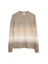 Marks & Spencer Gerippter gestreifter Pullover aus Baumwoll-Mix von Marks & Spencer mehrfarbig