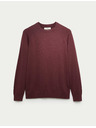 Marks & Spencer Pullover aus reiner Baumwolle, mit Rundhalsausschnitt von Marks & Spencer rot