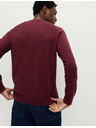 Marks & Spencer Pullover aus reiner Baumwolle, mit Rundhalsausschnitt von Marks & Spencer rot