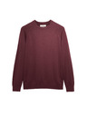 Marks & Spencer Pullover aus reiner Baumwolle, mit Rundhalsausschnitt von Marks & Spencer rot
