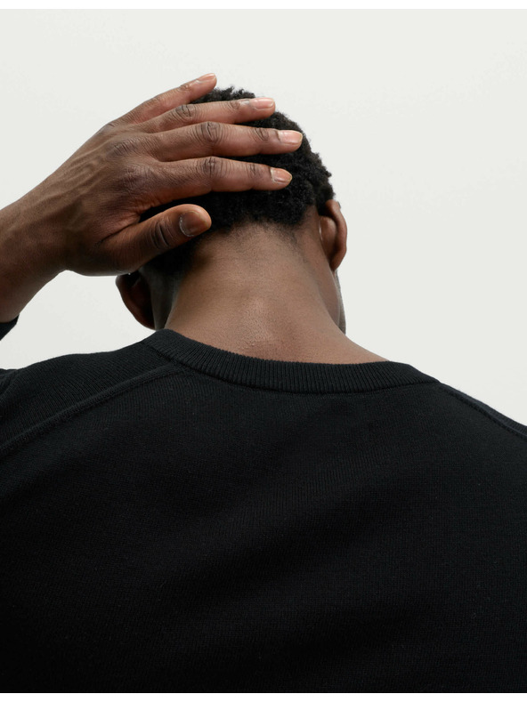 Marks & Spencer V-Ausschnitt-Pullover aus reiner Baumwolle Marks & Spencer schwarz