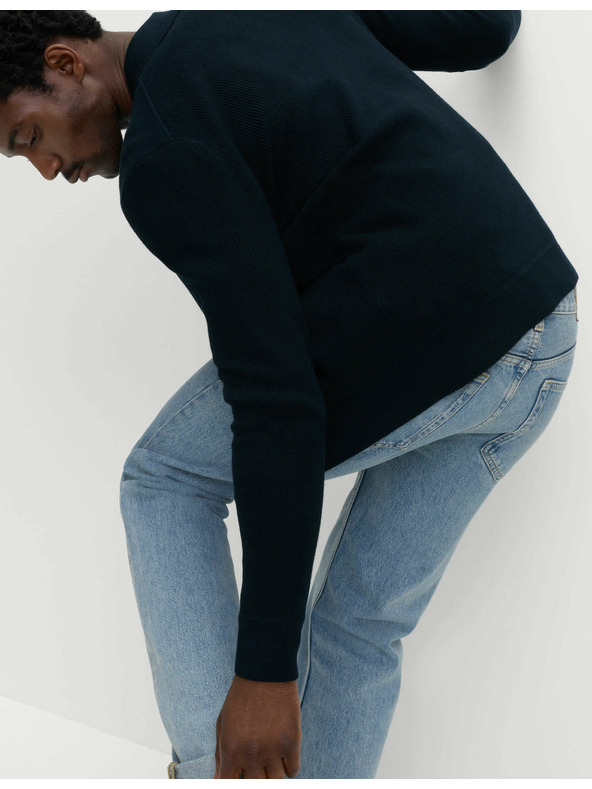 Marks & Spencer Strickjacke aus Baumwoll-Mix von Marks & Spencer marineblau