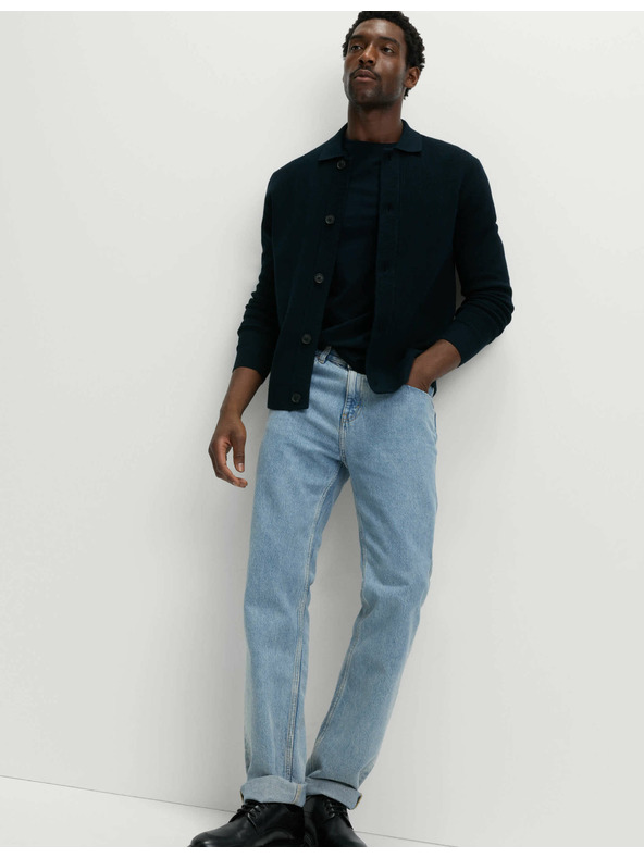 Marks & Spencer Strickjacke aus Baumwoll-Mix von Marks & Spencer marineblau