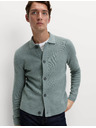 Marks & Spencer Strickjacke aus Baumwoll-Mix von Marks & Spencer grau