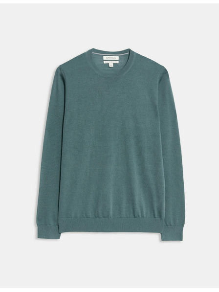 Marks & Spencer Pullover aus reiner, besonders feiner Merinowolle von Marks & Spencer grün