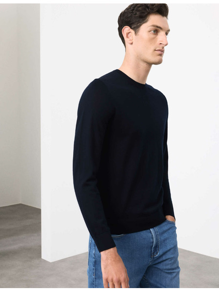 Marks & Spencer Pullover aus reiner, besonders feiner Merinowolle von Marks & Spencer marineblau