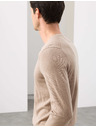 Marks & Spencer V-Ausschnitt Pullover aus reiner, besonders feiner Merinowolle von Marks & Spencer braun