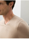 Marks & Spencer V-Ausschnitt Pullover aus reiner, besonders feiner Merinowolle von Marks & Spencer braun