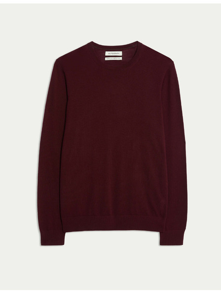 Marks & Spencer Pullover aus reiner, besonders feiner Merinowolle von Marks & Spencer rot