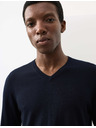 Marks & Spencer V-Ausschnitt Pullover aus reiner, besonders feiner Merinowolle von Marks & Spencer marineblau