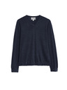 Marks & Spencer V-Ausschnitt Pullover aus reiner, besonders feiner Merinowolle von Marks & Spencer marineblau