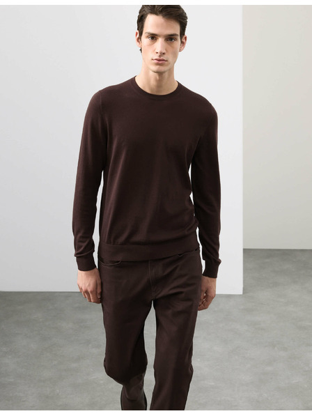 Marks & Spencer Pullover aus reiner, besonders feiner Merinowolle von Marks & Spencer braun