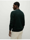 Marks & Spencer Weihnachtspullover aus reiner Baumwolle mit Rundhalsausschnitt Marks & Spencer grün