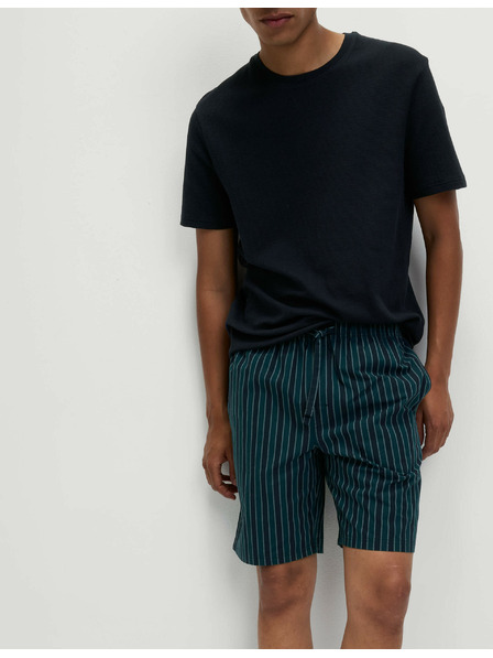 Marks & Spencer Pyjama-Garnitur aus reiner Baumwolle mit Waffeltextur von Marks & Spencer in marineblau