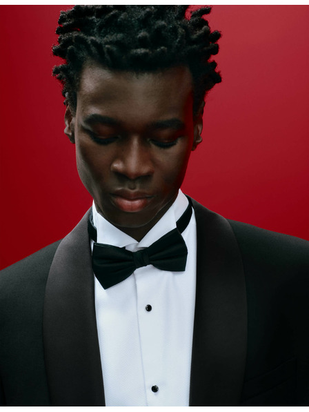 Marks & Spencer Gemusterte Fliege von Marks & Spencer, schwarz