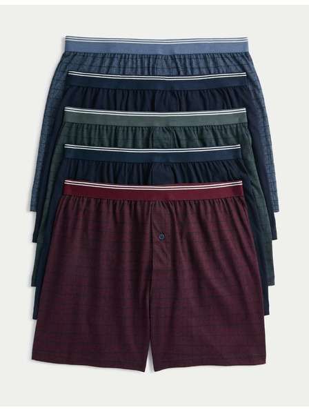 Marks & Spencer Boxershorts aus reiner Baumwolle mit Cool & Fresh™-Technologie, 5er-Set Marks & Spencer navy