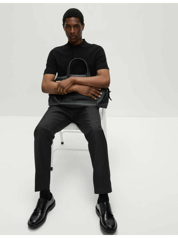 Marks & Spencer Bügelfreie Hose in klassischem Schnitt von Marks & Spencer schwarz