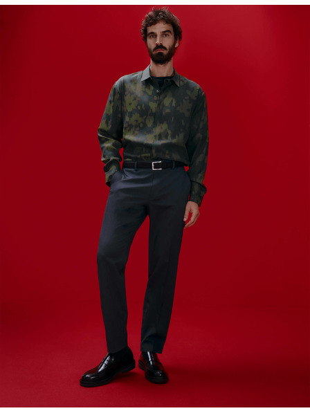 Marks & Spencer Hose in normaler Passform mit Smart Stretch von Marks & Spencer marineblau