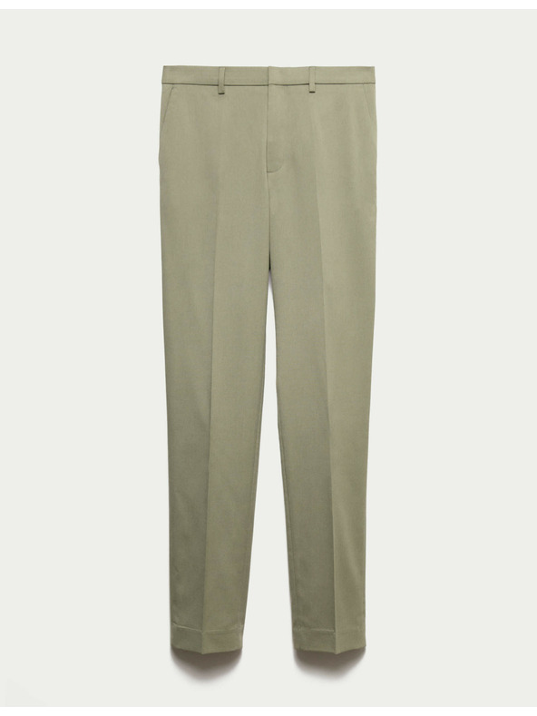 Marks & Spencer Schmale, elegante Stretch-Chino-Hose von Marks & Spencer grün